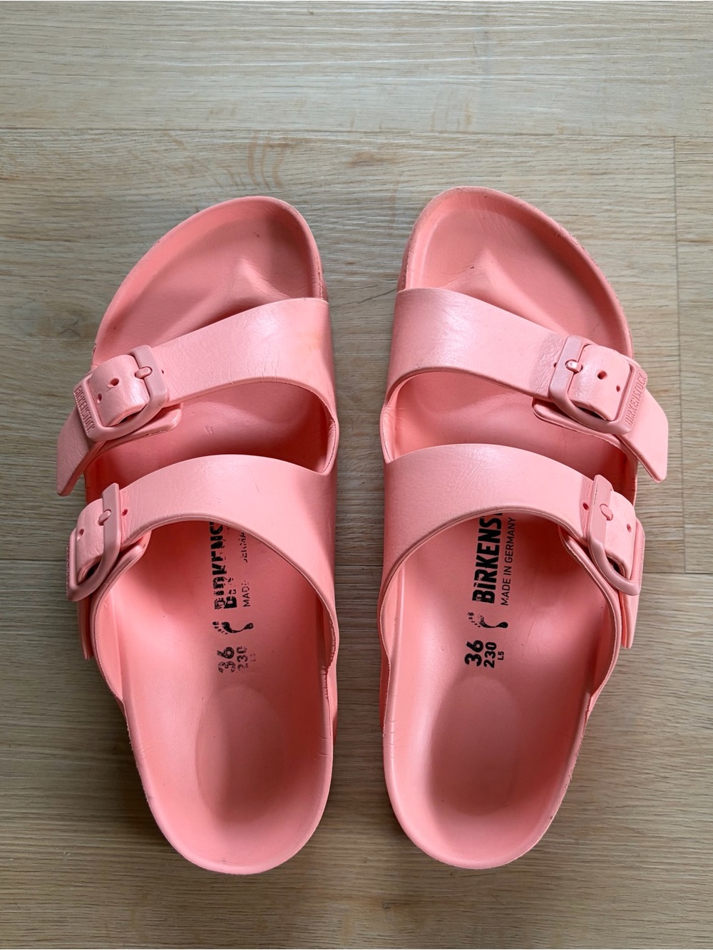 Birkenstock Arizona EVA Sandals in Coral